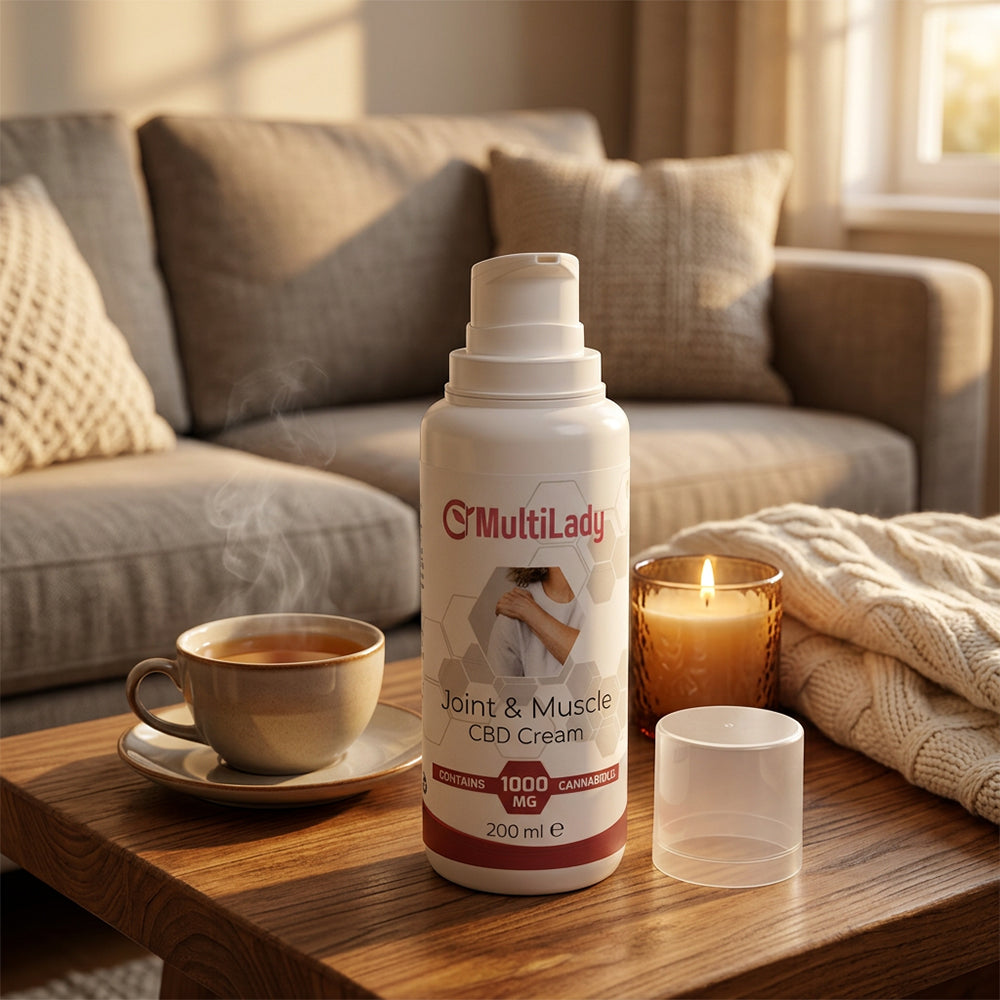 MultiLady CBD Creme para articulações e músculos 1000 mg – 200 ml 5 