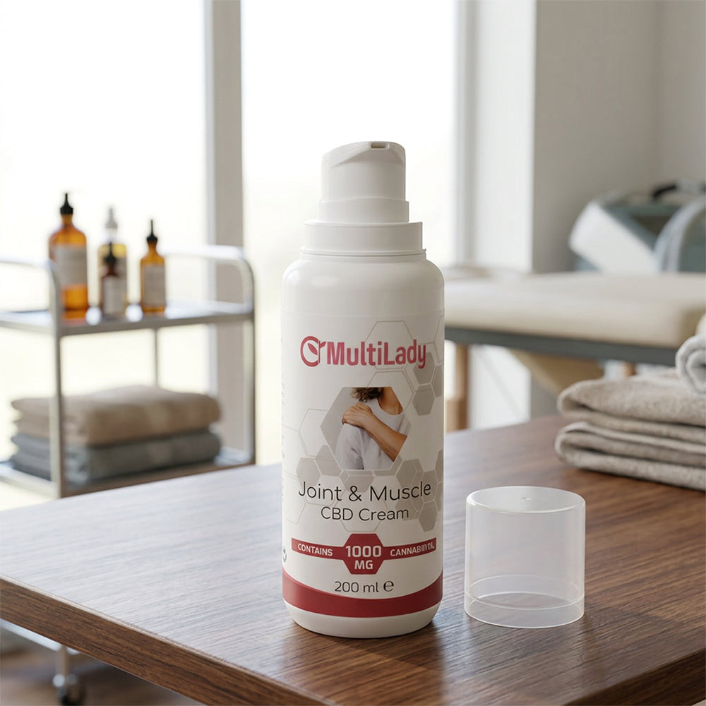 MultiLady CBD Creme para articulações e músculos 1000 mg – 200 ml