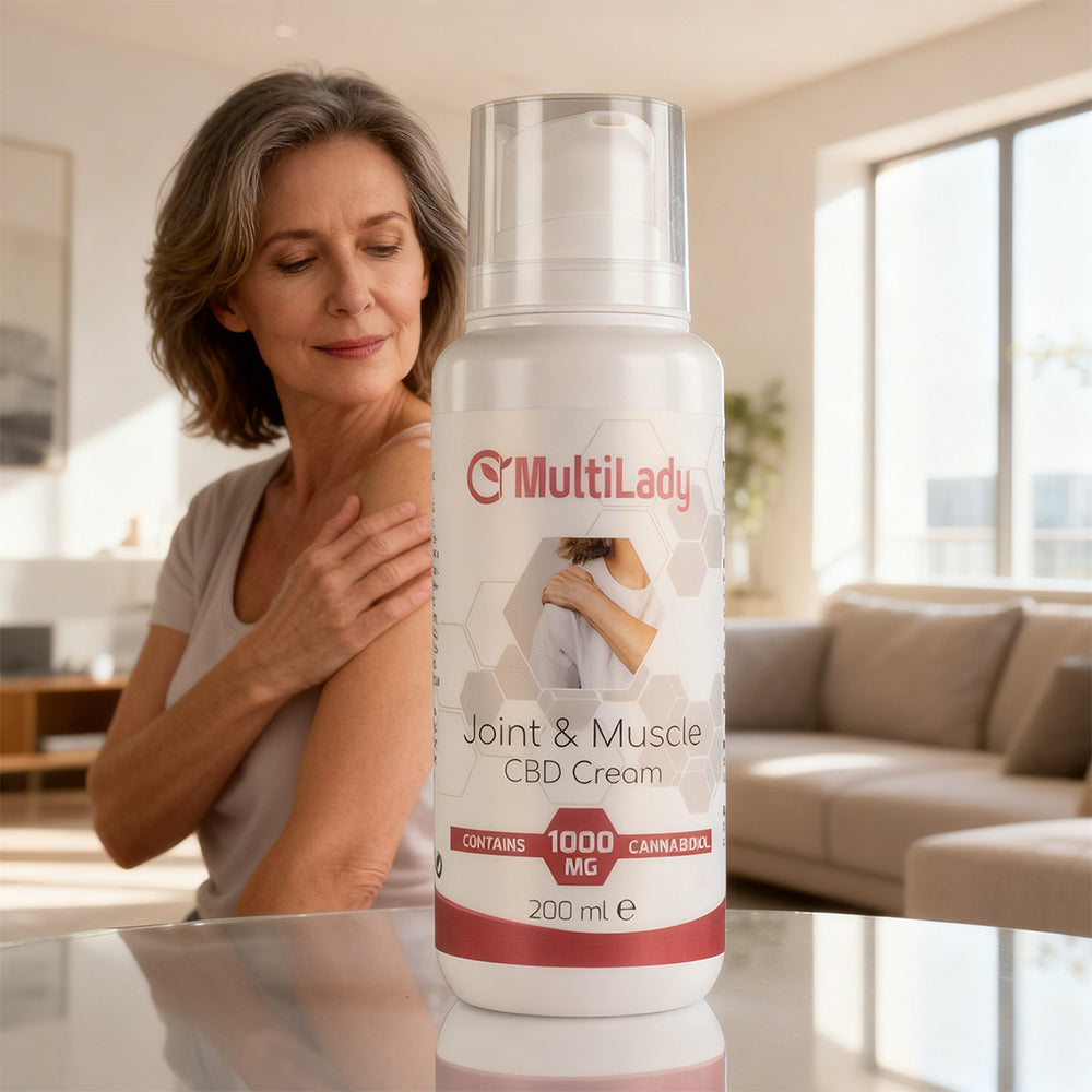 MultiLady CBD Creme para articulações e músculos 1000 mg – 200 ml 13 