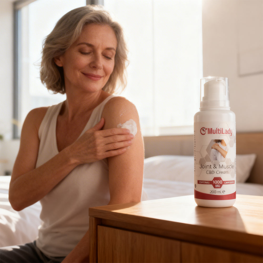MultiLady CBD Creme para articulações e músculos 1000 mg – 200 ml 15 