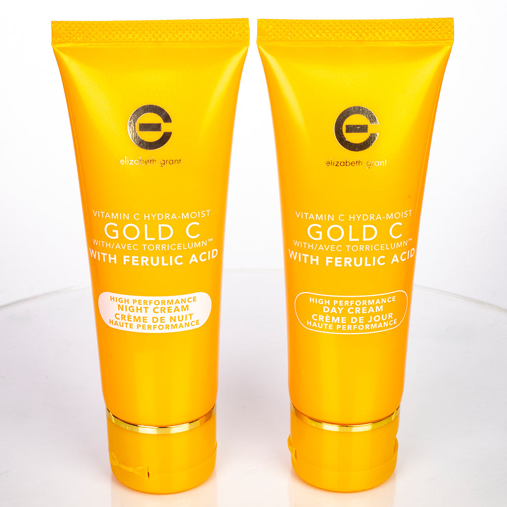 Conjunto de cremes de dia e noite Elizabeth Grant Vitamin C Gold C (2 × 60 ml)