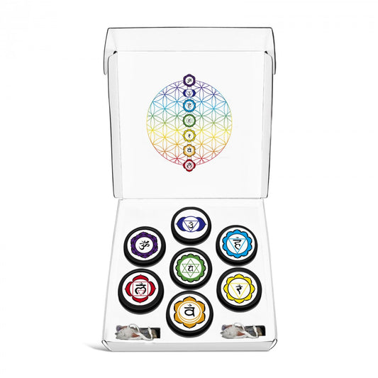 Conjunto de 7 velas Chakra Emporia + pulseira e colar de OFERTA