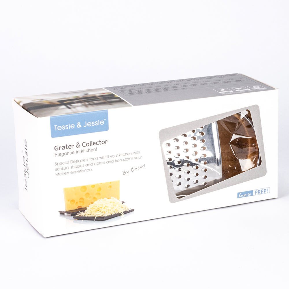 Prático ralador de especiarias com recipiente 5 