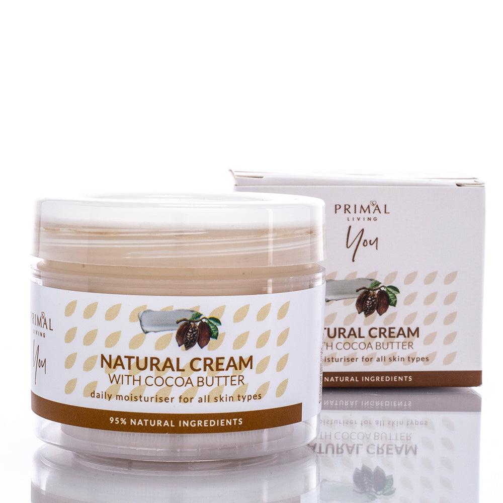 CREME NATURAL PARA O ROSTO COM MANTEIGA DE CACAU 100G 7 