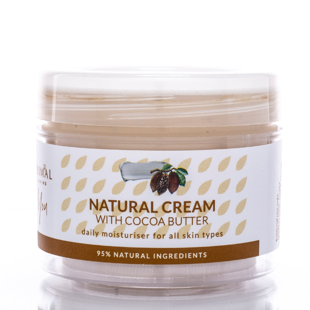 CREME NATURAL PARA O ROSTO COM MANTEIGA DE CACAU 100G 1 