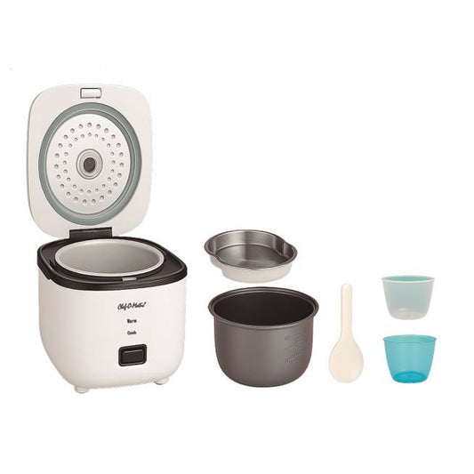 Panela de Arroz e Vaporizadora Compacta Chef-O-Matic