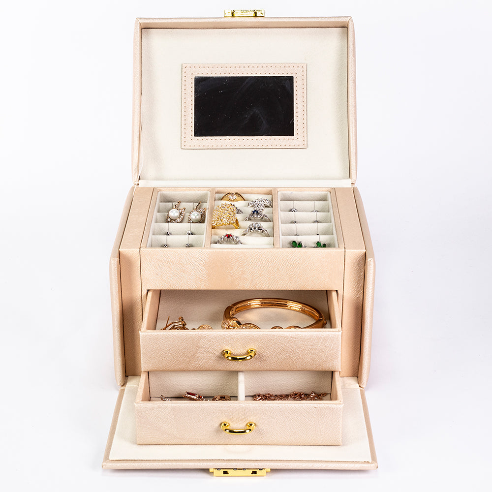 Guarda-jóias com Espelho, Branco