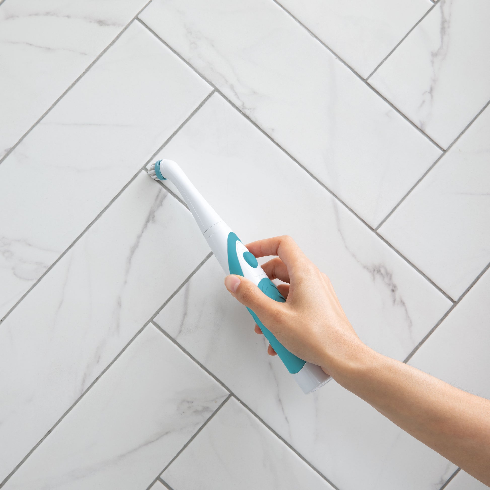 Escova de limpeza elétrica Scrub Buddi XS com 4 cabeças substituíveis 7 