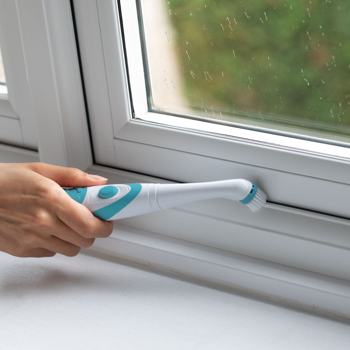 Escova de limpeza elétrica Scrub Buddi XS com 4 cabeças substituíveis 9 