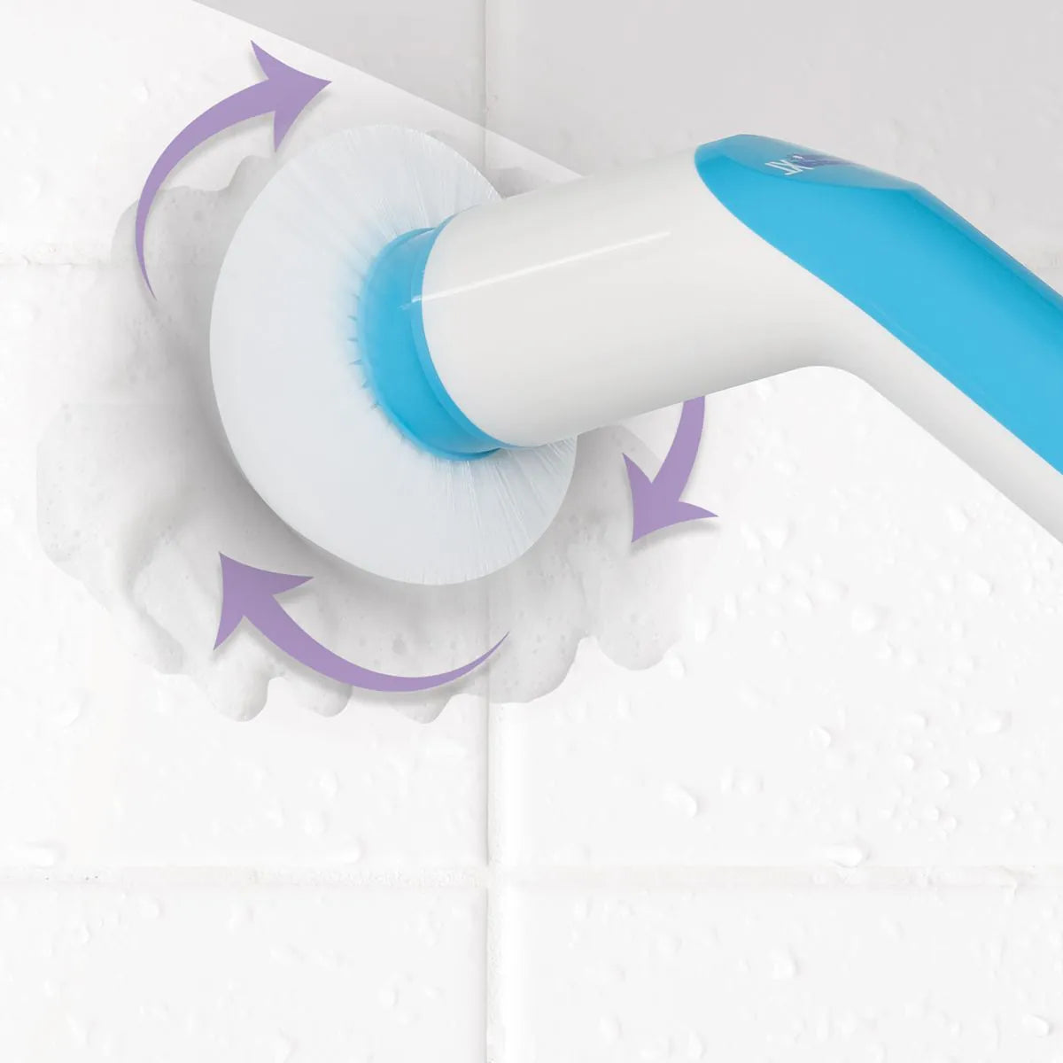Escova de limpeza elétrica Scrub Buddi XL com 3 cabeças intercambiáveis 2 