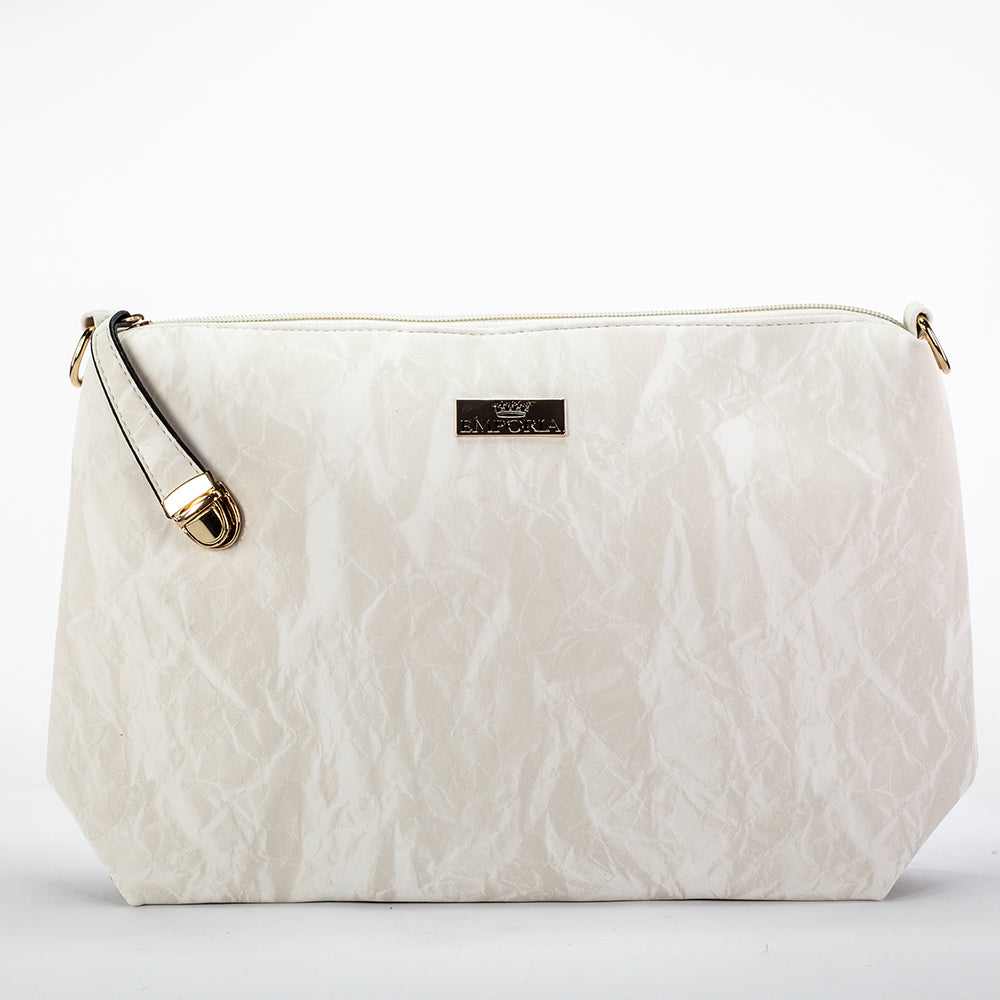 Coleção Primavera Emporia 2025 - “Lua de Marfim”, Conjunto de malas de 6 peças; branco