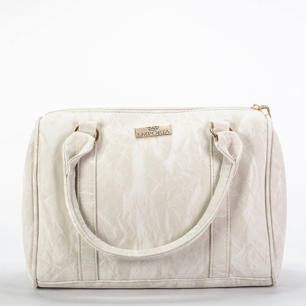 Coleção Primavera Emporia 2025 - “Lua de Marfim”, Conjunto de malas de 6 peças; branco