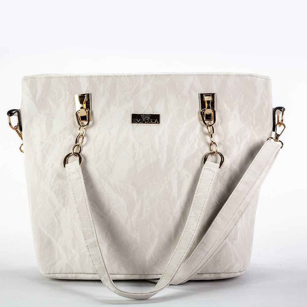 Coleção Primavera Emporia 2025 - “Lua de Marfim”, Conjunto de malas de 6 peças; branco 10 