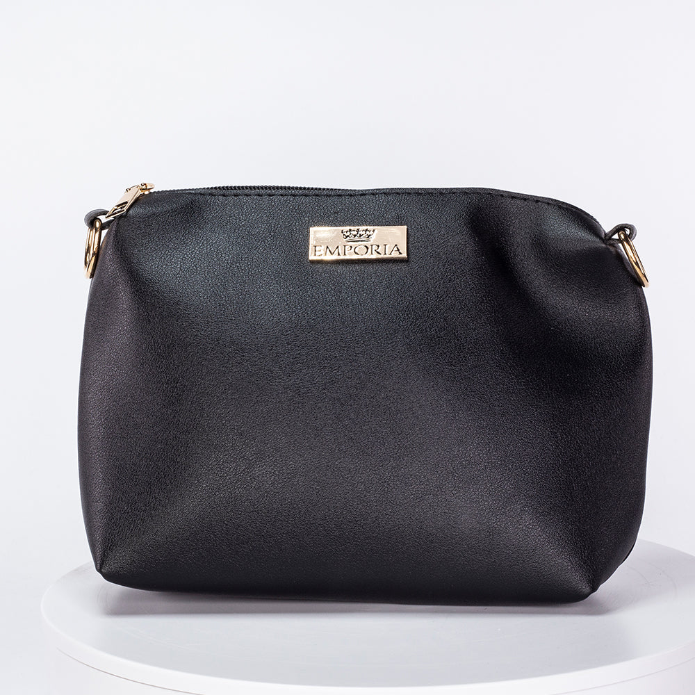 Coleção primavera Emporia 2025 - “Veludo Escuro”, conjunto de 3 peças para malas; preto 5 