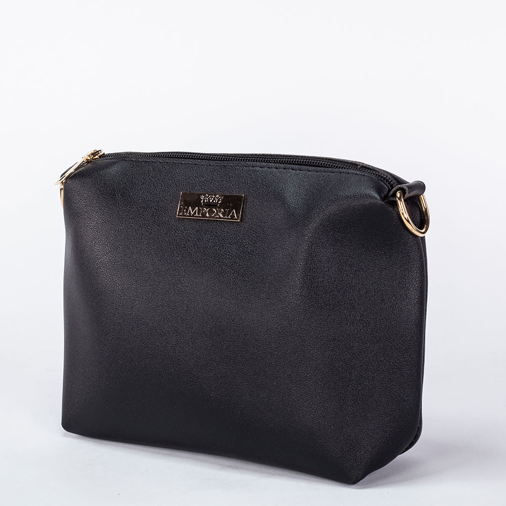 Coleção primavera Emporia 2025 - “Veludo Escuro”, conjunto de 3 peças para malas; preto