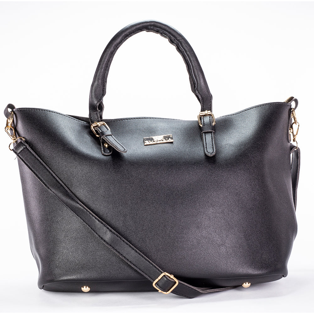 Coleção primavera Emporia 2025 - “Veludo Escuro”, conjunto de 3 peças para malas; preto 12 