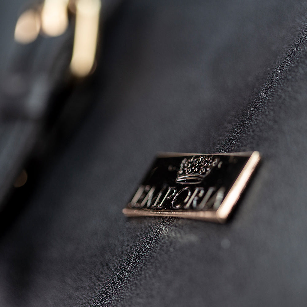 Coleção primavera Emporia 2025 - “Veludo Escuro”, conjunto de 3 peças para malas; preto 15 