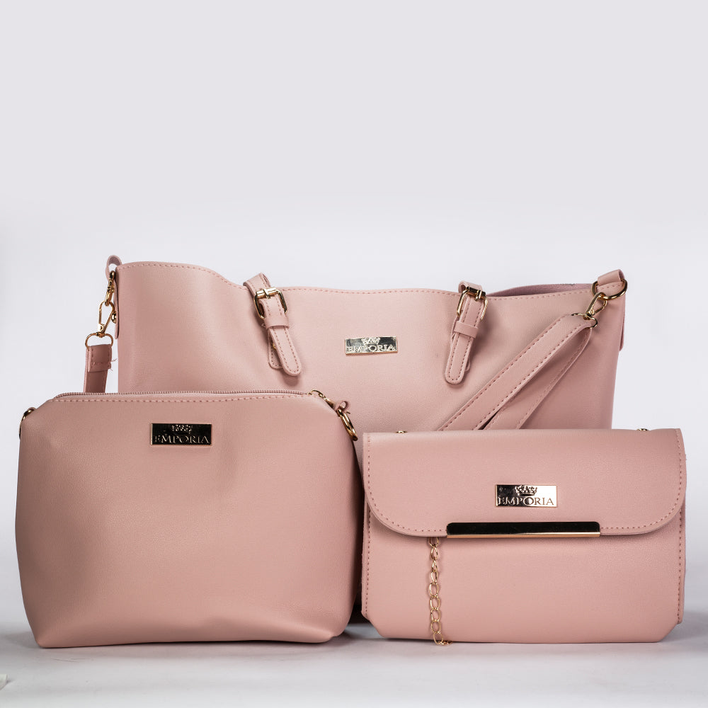 Coleção Primavera Emporia 2025 - “Flor de Cerejeira”, Conjunto de malas de 3 peças; rosa 2 