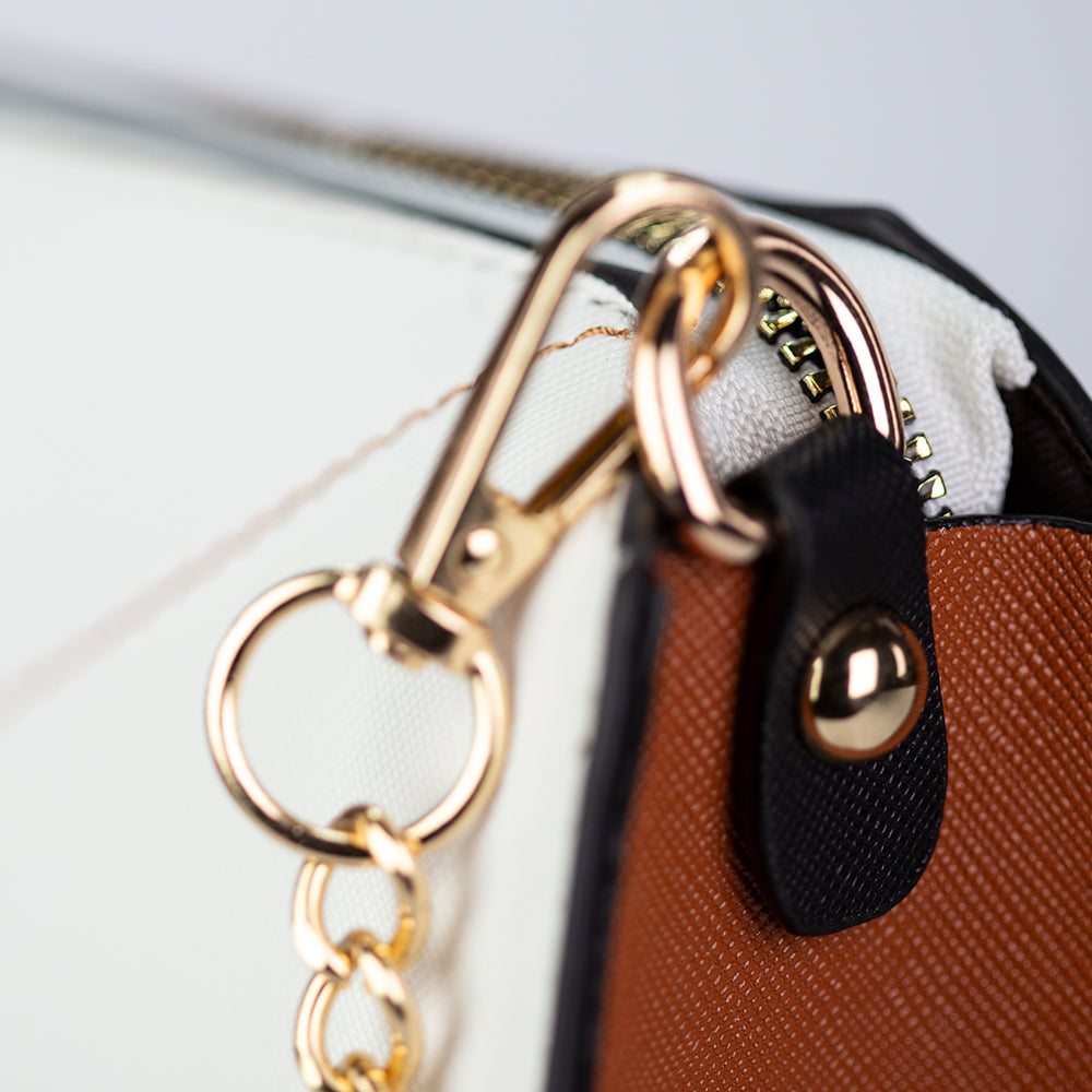 Coleção Primavera Emporia 2025 - “Mocha Luar”, conjunto de malas de 4 peças; branco