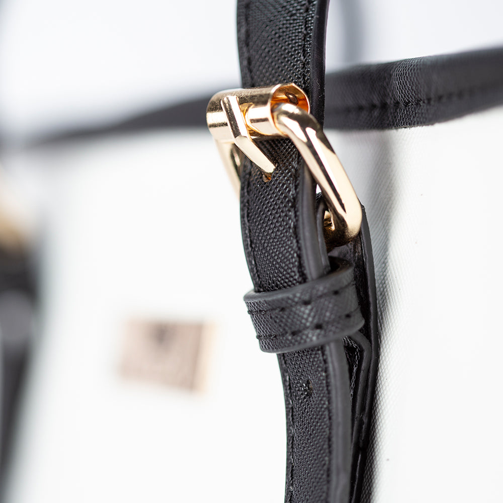 Coleção Primavera Emporia 2025 - “Mocha Luar”, conjunto de malas de 4 peças; branco 11 