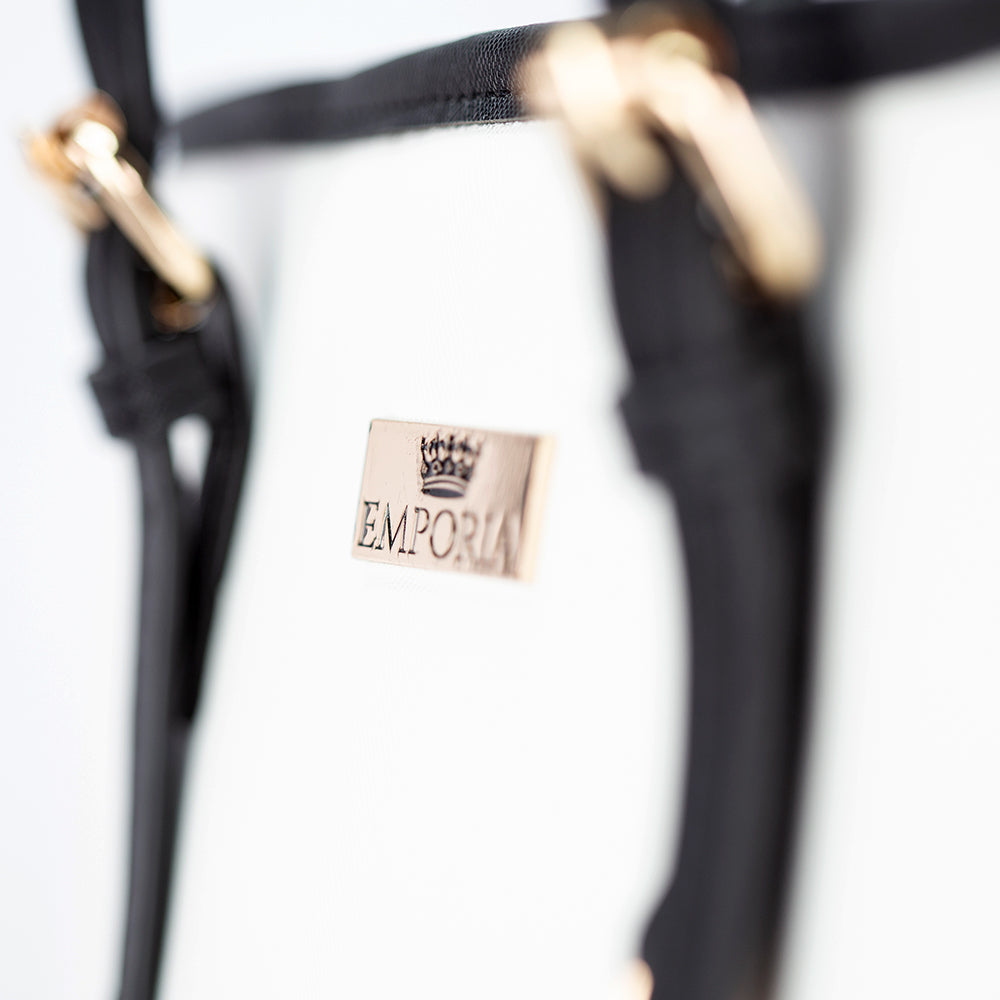 Coleção Primavera Emporia 2025 - “Mocha Luar”, conjunto de malas de 4 peças; branco