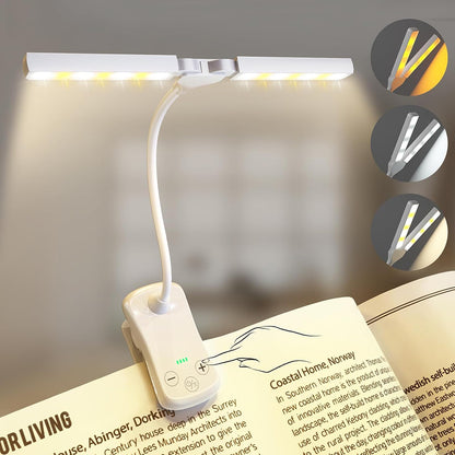 Lâmpada de leitura com duas cabeças Lumeflex