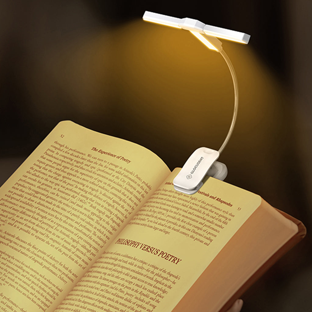 LumeFlex - Luz para livros com 3 cabeças 4 