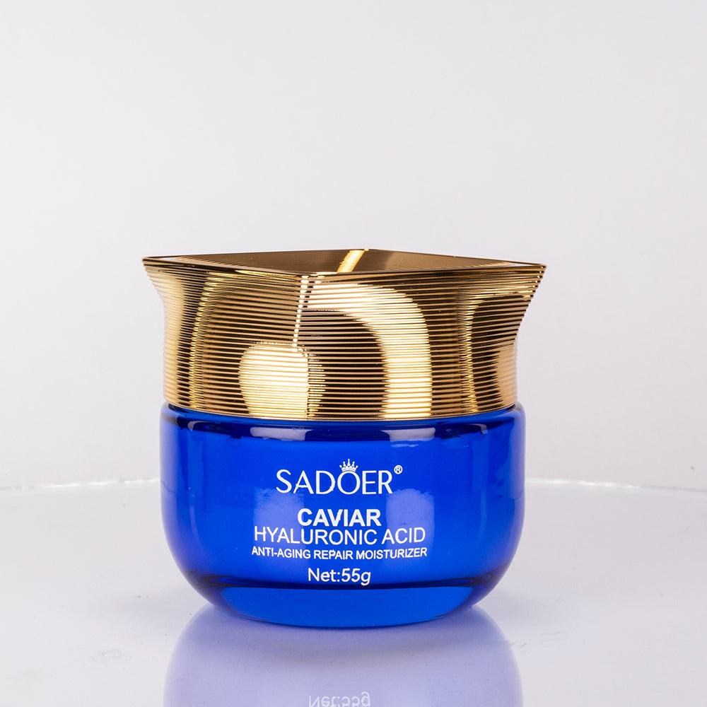 SADOER: creme facial antienvelhecimento e regenerador com caviar e ácido hialurónico