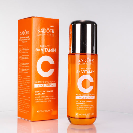 SADOER: 5 tipos de leite facial reafirmante e hidratante enriquecido com vitamina C