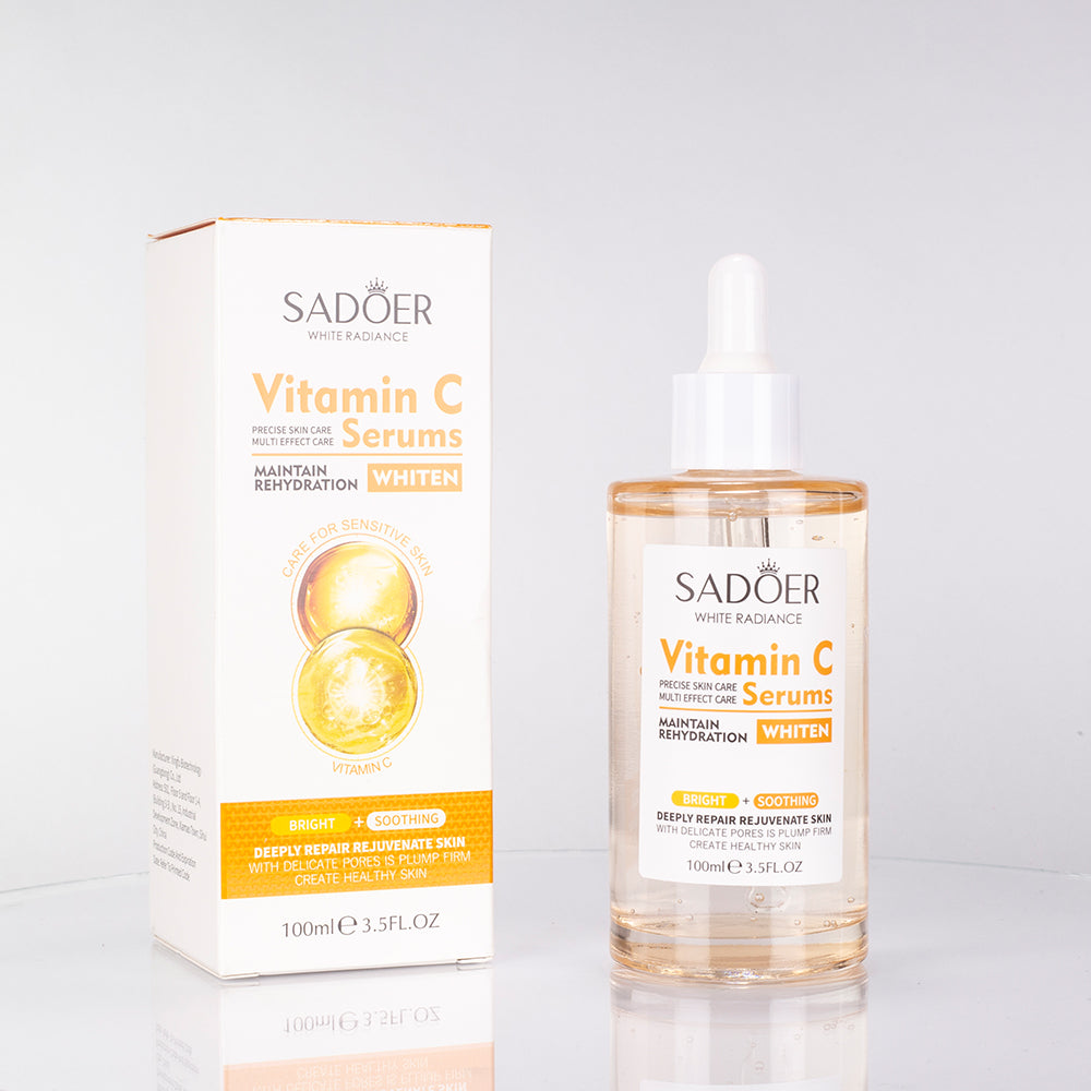 Sérum facial hidratante e unificador do tom da pele com vitamina C da SADOER