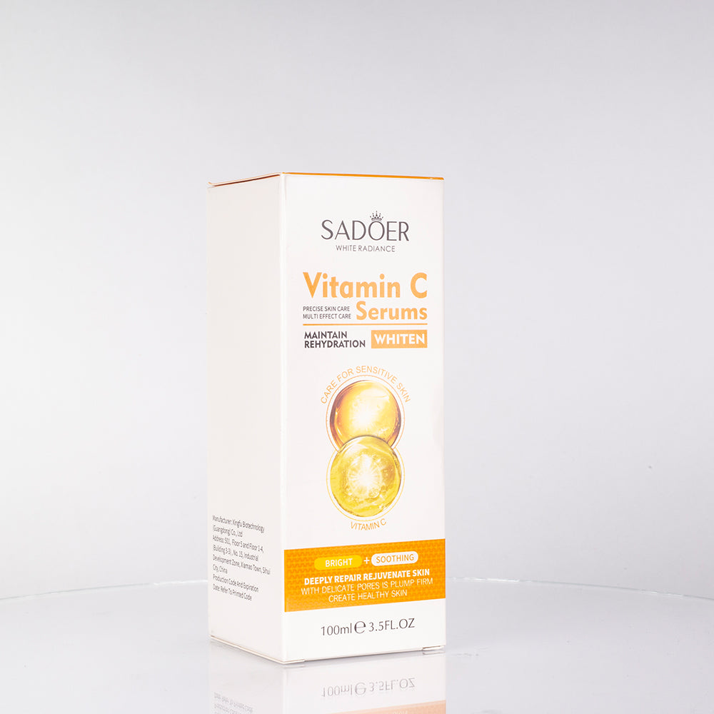 Sérum facial hidratante e unificador do tom da pele com vitamina C da SADOER