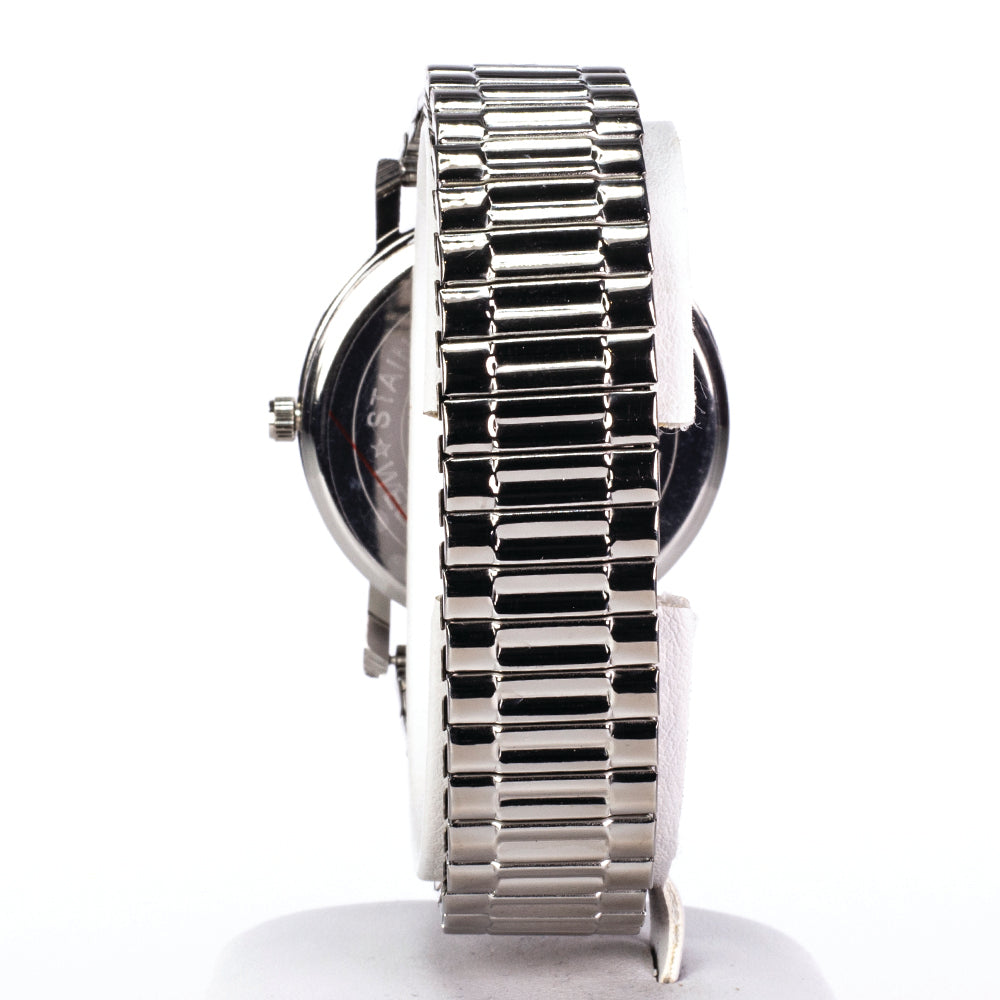 Relógio de senhora prateado Excellanc com bracelete em aço inoxidável