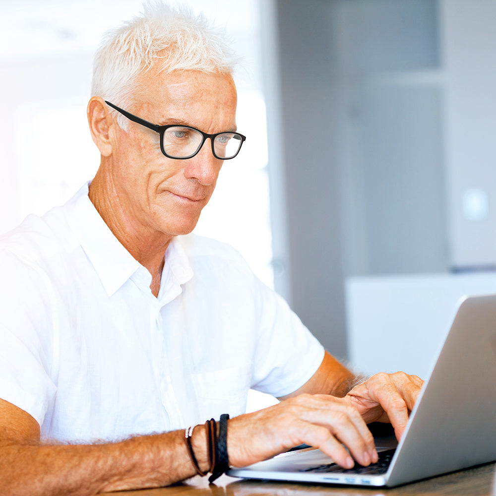 Óculos de leitura Vizmaxx Autofocus 2 em 1 com gama de dioptrias flexível, pretos 7 