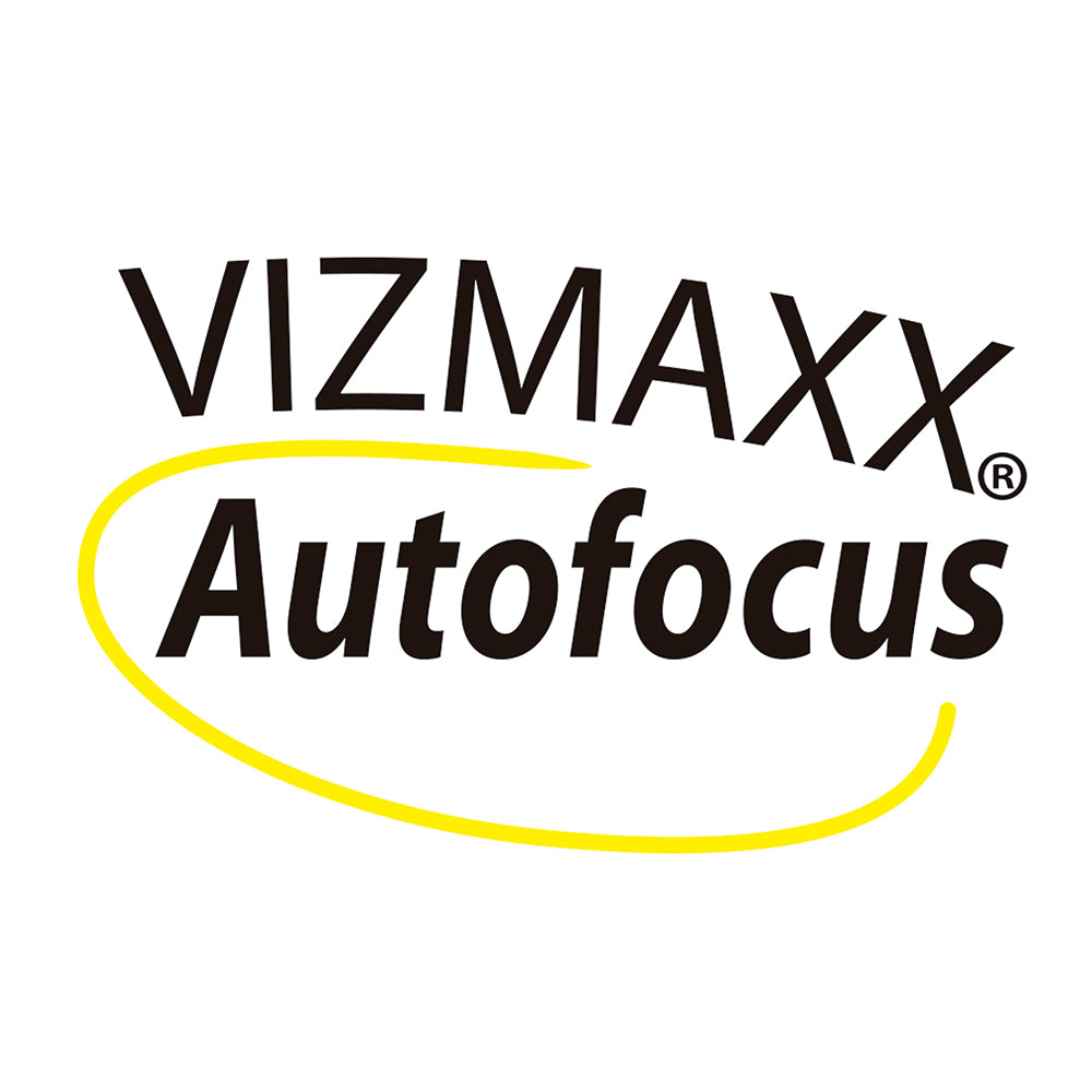 Óculos de leitura Vizmaxx Autofocus 2 em 1 com gama de dioptrias flexível, pretos