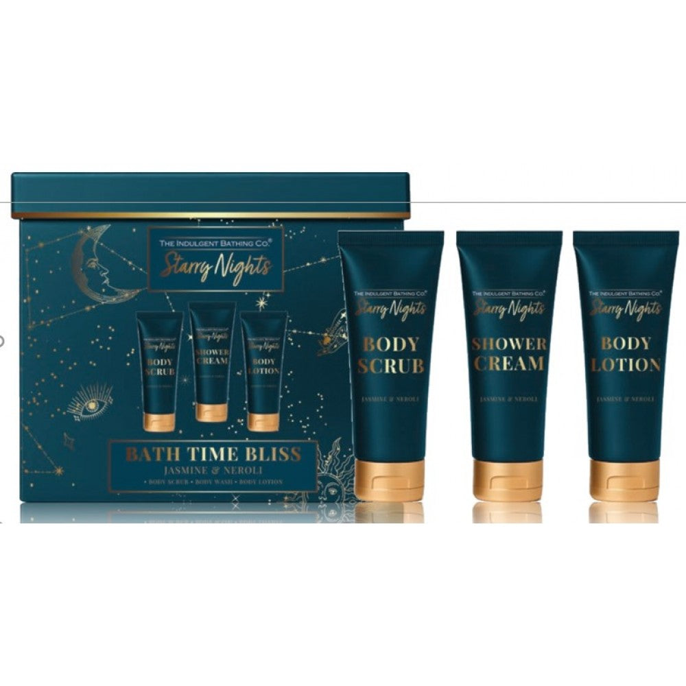 Starry Nights Bathtime Bliss – Conjunto de presente de luxo para banho e corpo, com aroma a Jasmim e Néroli