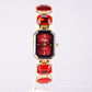 Relógio de Liga de Ouro com Cristal Emporia® Vermelho