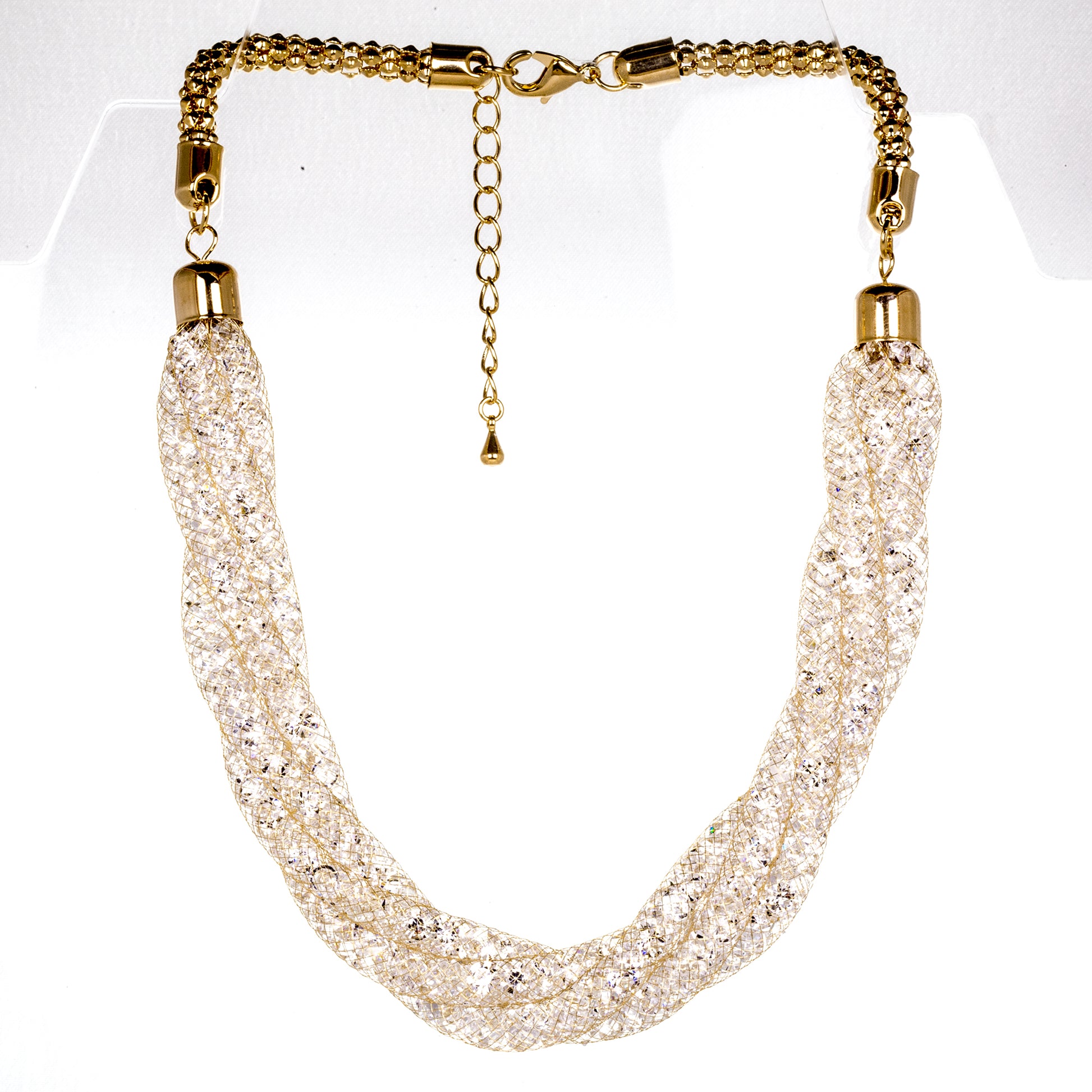 Conjunto de Liga de Ouro com Cristal Emporia® Multicor 2 