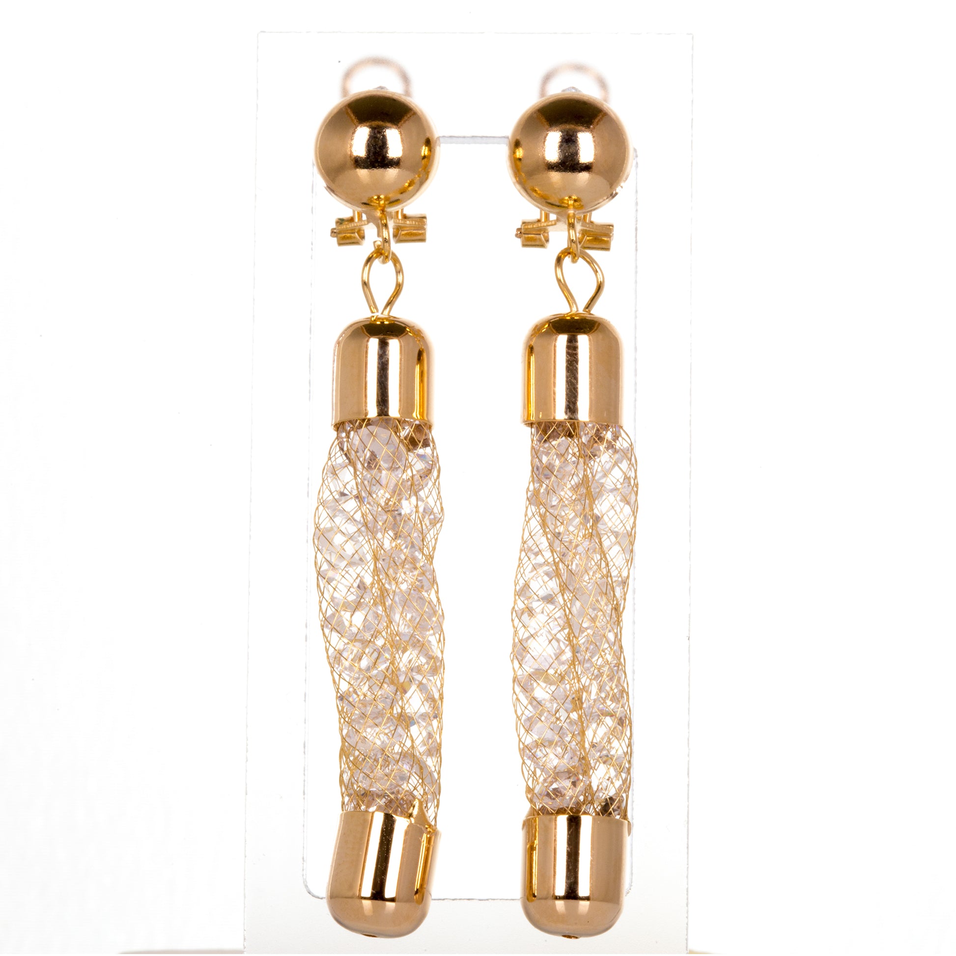 Conjunto de Liga de Ouro com Cristal Emporia® Multicor 3 