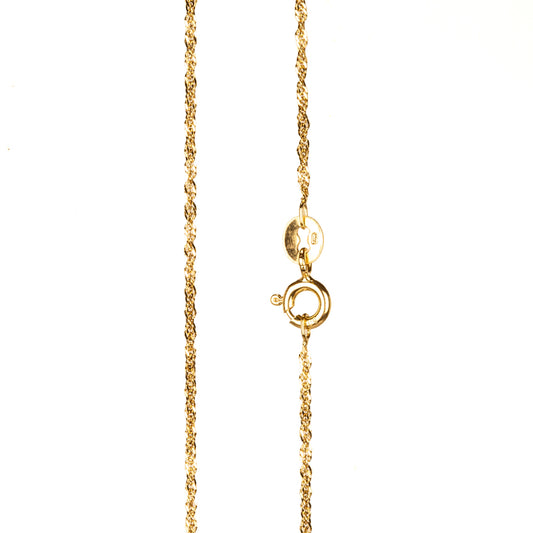 Colar de Ouro 14K ( Colar )  Contraste: Cabeca de Pato