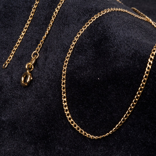 Colar de Ouro 14K  Contraste: Cabeca de Pato