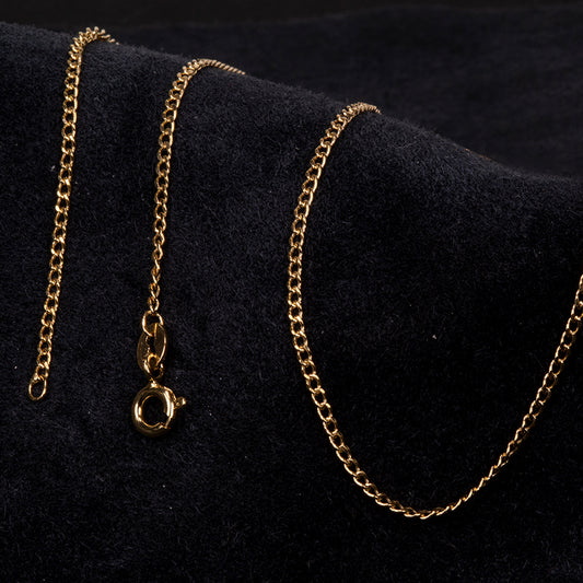 Colar de Ouro 14K  Contraste: Cabeca de Pato