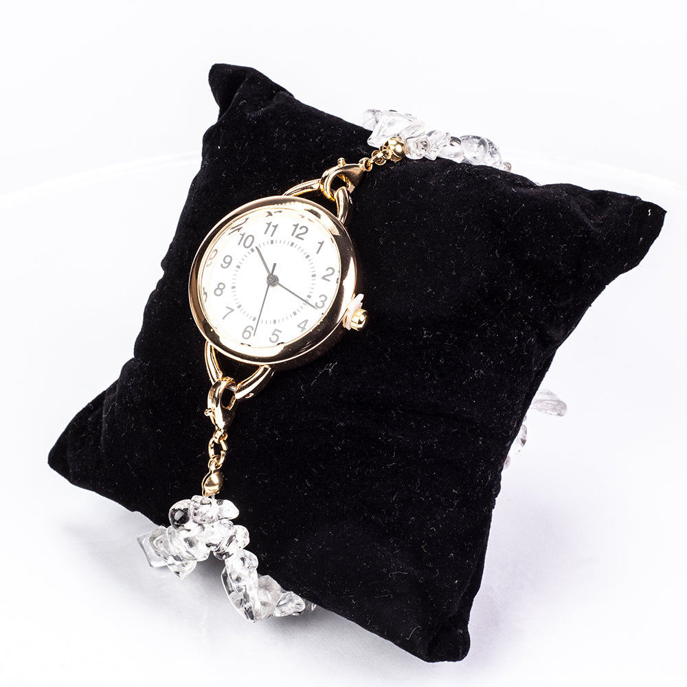 Relógio de Liga de Ouro com Turquesa e Ametista ( Pulseira ) 6 