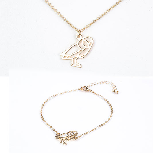 Conjunto de Liga de Ouro ( Colar+Pulseira )