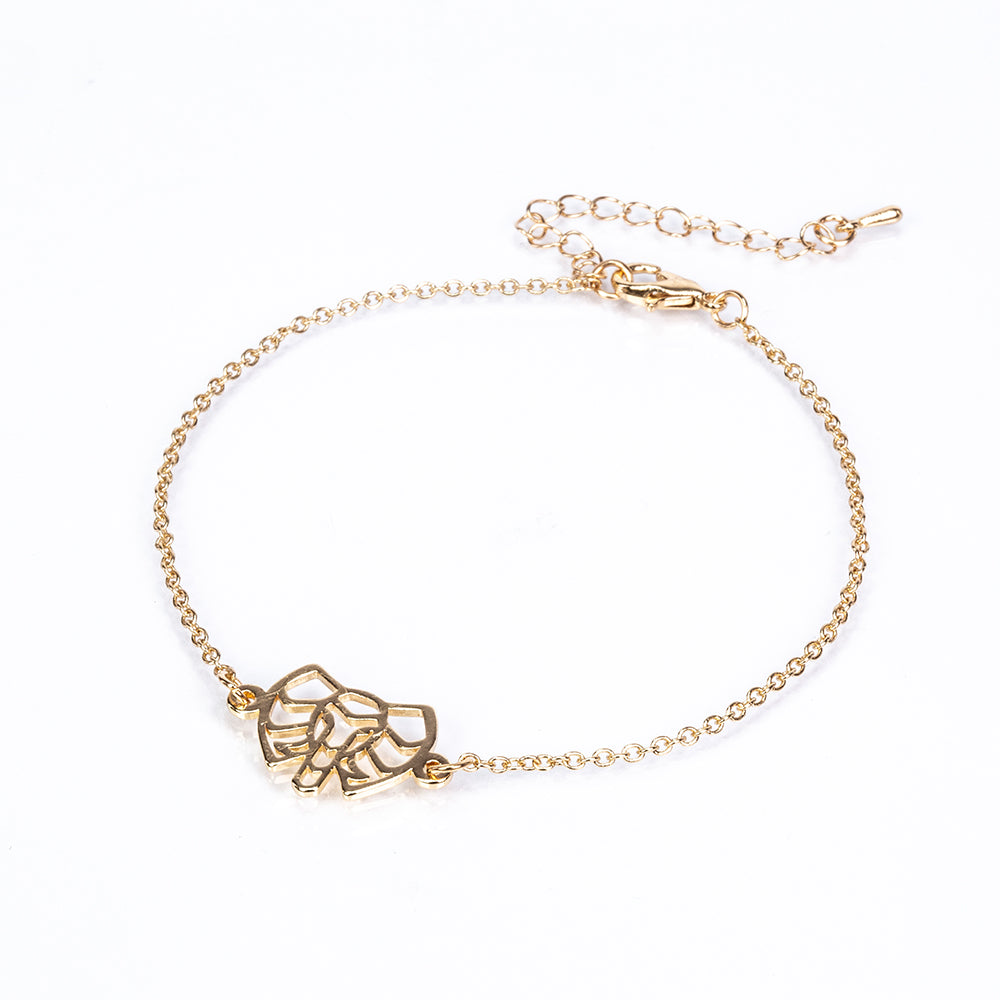 Conjunto de Liga de Ouro ( Colar+Pulseira ) 3 