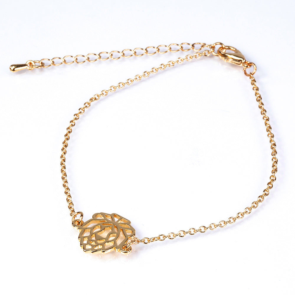 Conjunto de Liga de Ouro ( Colar+Pulseira )