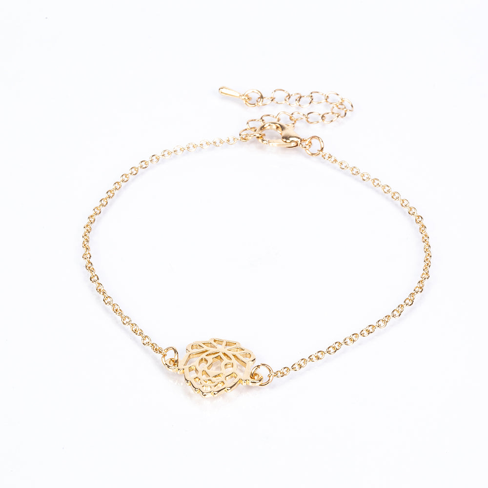 Conjunto de Liga de Ouro ( Colar+Pulseira )