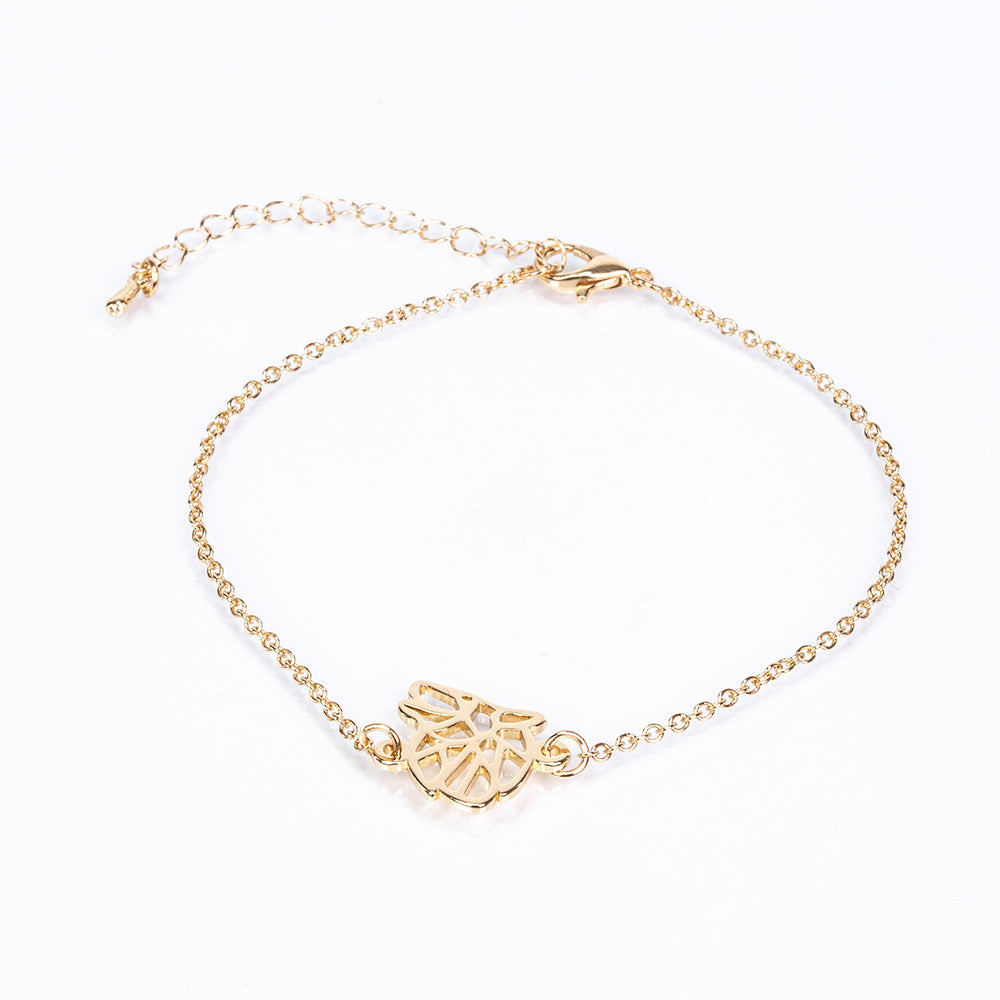 Conjunto de Liga de Ouro ( Colar+Pulseira )