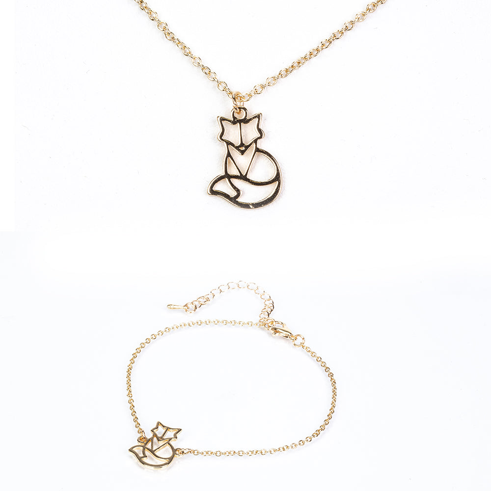 Conjunto de Liga de Ouro ( Colar+Pulseira ) 1 