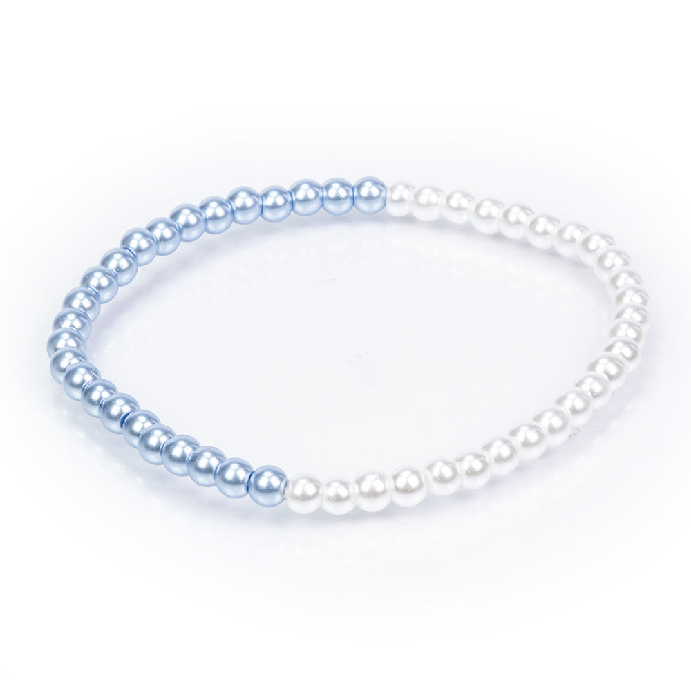 Conjunto Conta com Pérola de Vidro ( Pulseira )