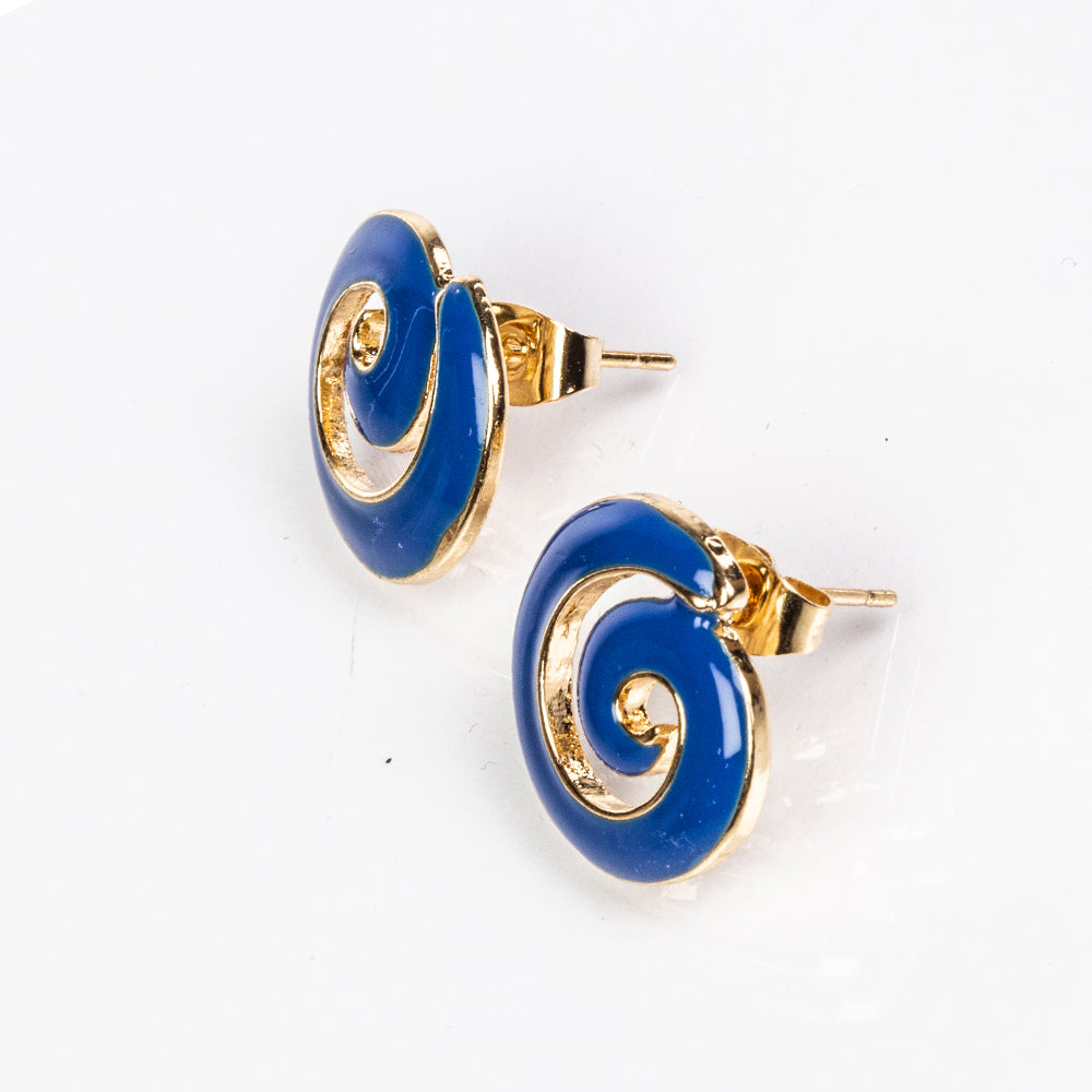 Conjunto de Liga de Ouro com Esmalte ( Colar+Brincos ) 3 